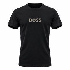 BOSS Men's Beach Regular Fit Cotton Crew Neck T-Shirt