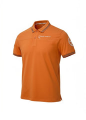 Zundooz London Men's Regular Fit Cotton Polo Shirt Orange