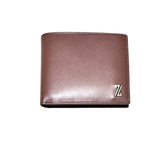 ZUNDOOZ Titan Men's Logo Leather Wallet with Coin Pocket