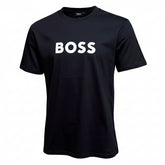 BOSS Men's Beach Regular Fit Cotton Crew Neck Short Sleeve T-Shirt