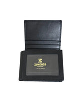 ZUNDOOZ London Men's PocketFit Leather Tri-Fold Wallet