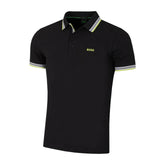 BOSS Men's Paddy Regular Fit Short Sleeve Polo Shirt 50468983-012 Charcoal