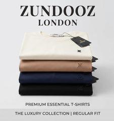 Zundooz London - The Essential Crewneck in Mercerized Cotton Tee Luxury Men's wear