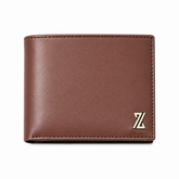 ZUNDOOZ Titan Men's Logo Leather Wallet with Coin Pocket