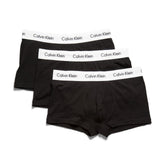 Calvin Klein Men's U2664G-001 Low Rise Trunks 3 Pack