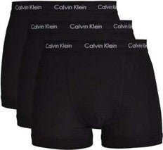 Calvin Klein NB1770A-XWB Authentic Men’s Boxer Brief Underwear 3 Pack Black