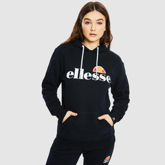 Ellesse 'Isobel' Children's Hoodie Age 8-14 Black & Pink