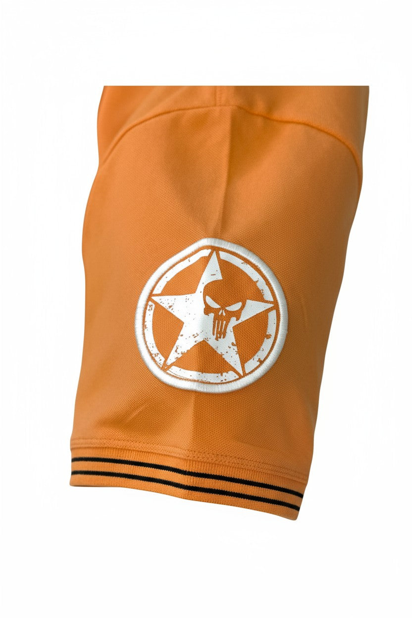 Zundooz London Men's Regular Fit Cotton Polo Shirt Orange