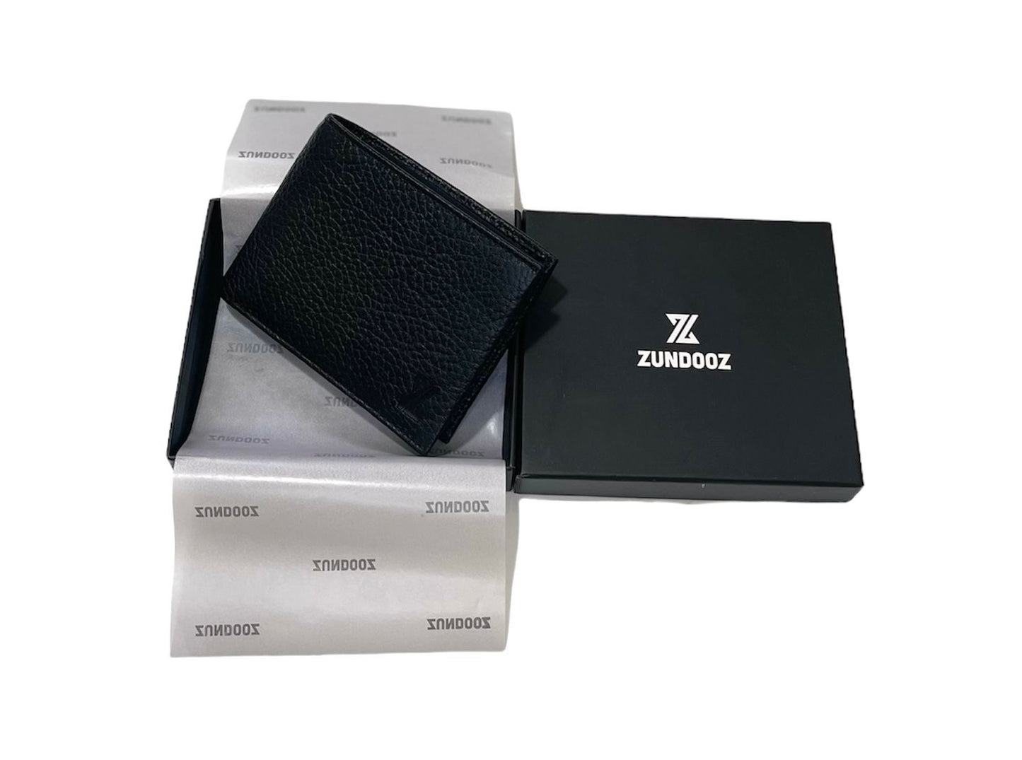 Wallet | ZUNDOOZ Men's Vernazza Trifold Wallet Black