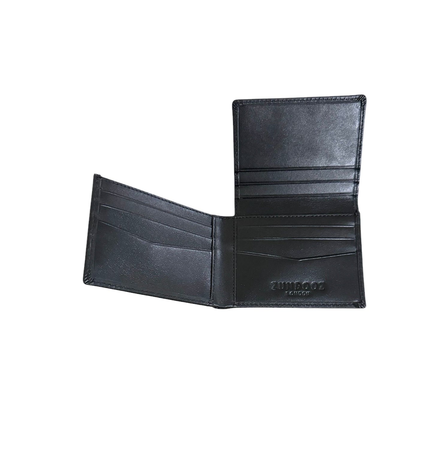 ZUNDOOZ London Men's PocketFit Leather Tri-Fold Wallet