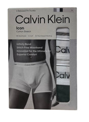 Calvin Klein Men's LV00N B4286 MP1 Relaxed Fit Trunks 3 Pack